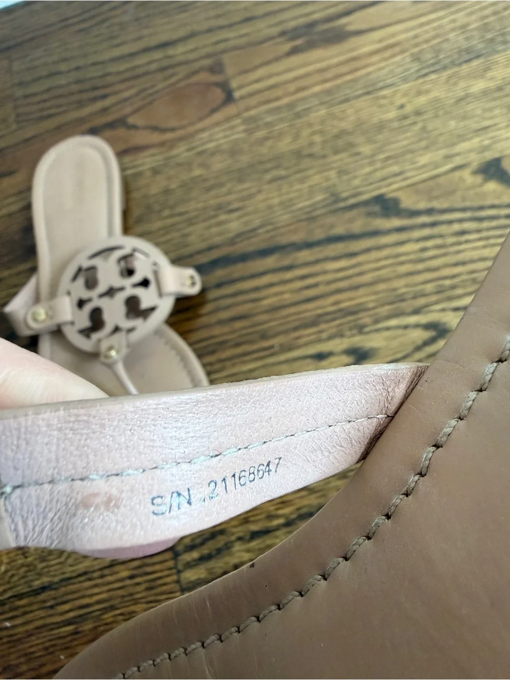 Tory Burch Miller Sandal in Nude Sz 11